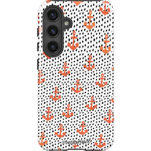 Bouffants and Broken Hearts Anchors and Dots Galaxy S25 Impact Case